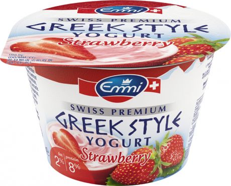 Йогурт Emmi Greek Style Клубника 2% 150г