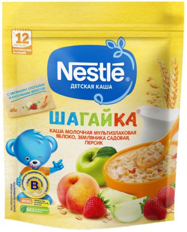 Каша Nestle Шагайка Молочная 5 злаков 200г