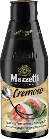 Соус Mazzetti Cremoso Bianco из белого бальзамического уксуса 215мл