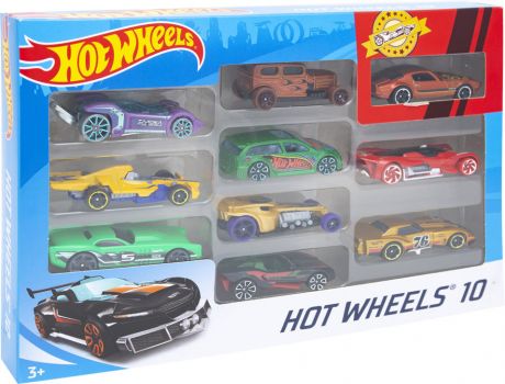 Набор игрушек Hot Wheels Машинки 10шт 54886