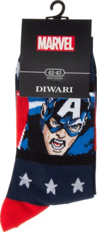 Носки мужские Diwari Marvel Капитан Америка р.42-43