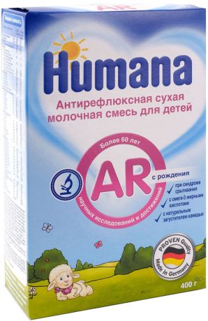 Смесь Humana AR Молочная с 0 месяцев 400г