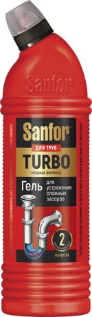 Чистящее средство Sanfor Turbo Для канализационных труб 750г