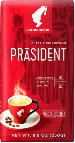 Кофе в зернах Julius Meinl Prasident 250г