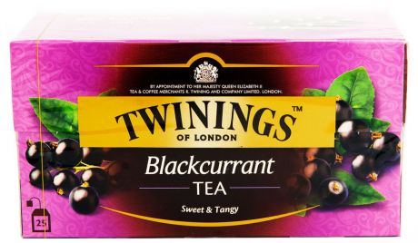 Чай черный Twinings с кусочками черной смородины 25 пак