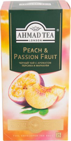 Чай черный Ahmad Tea Peach & Passion Fruit 25 пак