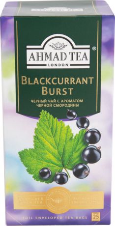 Чай черный Ahmad Tea Blackcurrant Burst 25 пак