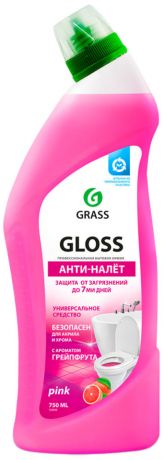 Чистящее средство Grass Gloss Анти-Налет для ванн и туалетов с ароматом грейпфрута 750мл