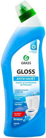 Чистящее средство Grass Gloss Анти-Налет для ванн и туалетов с ароматом лилии 750мл