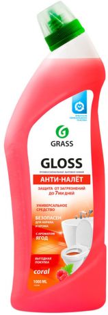 Чистящее средство Grass Gloss Анти-Налет для ванн и туалетов с ароматом ягод 1л