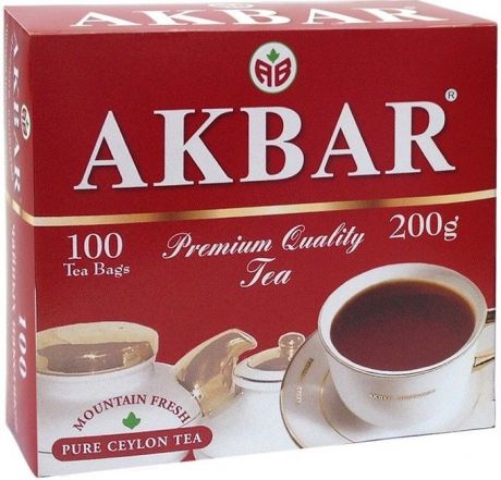 Чай черный Akbar Mountain Fresh 100 пак