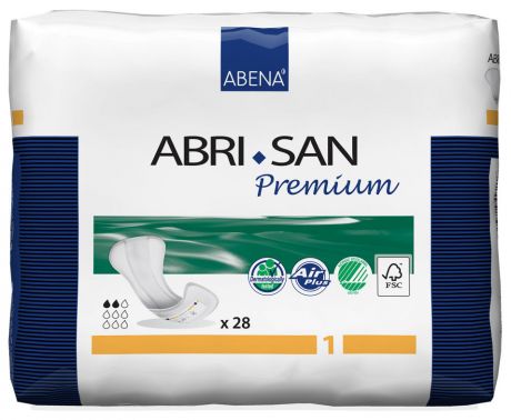 Прокладки Abena Abri-San Premium 1 урологические 28шт