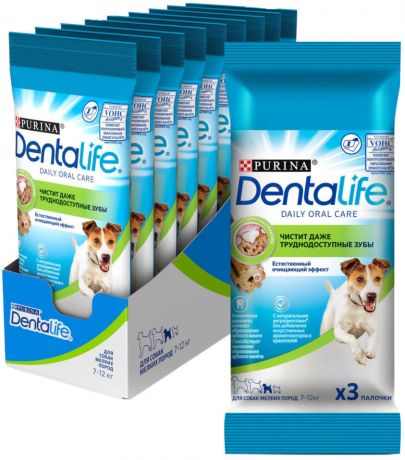 Лакомство для собак DentaLife для мелких пород для здоровья полости рта 49г (упаковка 6 шт.)