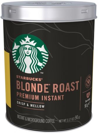 Кофе растворимый Starbucks Premium Instant Blonde Roast 90г