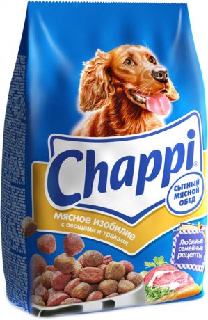 Сухой корм для собак Chappi Мясное изобилие с овощами и травами 600г