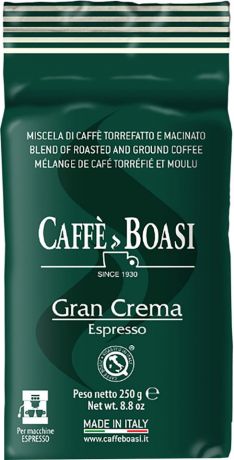 Кофе молотый Caffe Boasi Gran Crema Aroma Intenso 250г