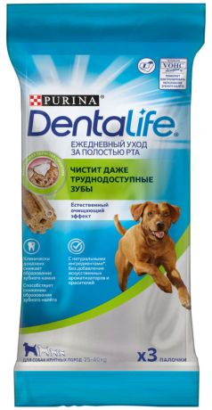 Лакомство для собак DentaLife для крупных пород для здоровья полости рта 106г