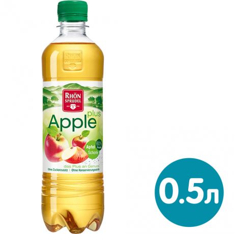 Вода Rhon Sprudel минеральная с яблочным соком 500мл