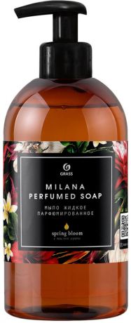 Жидкое мыло Grass Milana Perfumed Soap Spring bloom с маслом герани 300мл
