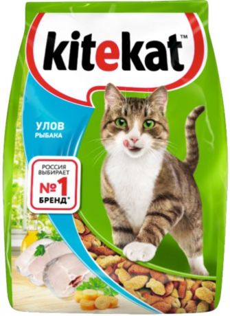 Сухой корм для кошек Kitekat Улов Рыбака 350г