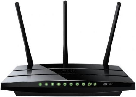 Беспроводной маршрутизатор TP-LINK Archer C7 AC1750 802.11abgnac 1750Mbps 5 ГГц 2.4 ГГц 4xLAN USB черный