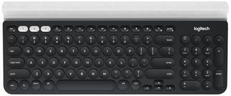 Клавиатура беспроводная Logitech Multi-Device Wireless Keyboard K780 Bluetooth черный белый 920-008043