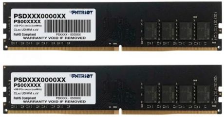 Оперативная память 16Gb (2x8Gb) PC4-25600 3200MHz DDR4 UDIMM CL22 Patriot PSD416G3200K