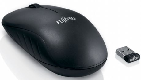 Мышь Fujitsu Wireless Mouse WI210 черный оптическая (1600dpi) беспроводная USB