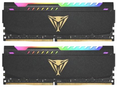 Память DDR 4 DIMM 16Gb PC25600, 3200Mhz, CL18, PATRIOT Viper Steel RGB (PVSR416G320C8) (retail)