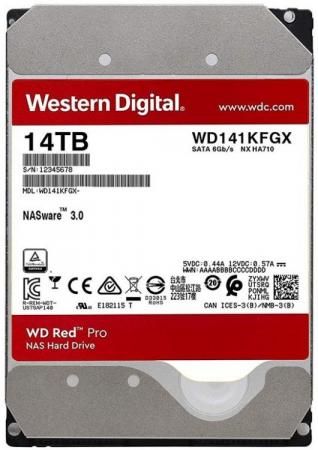 Жесткий диск WD Original SATA-III 14Tb WD141KFGX NAS Red Pro (7200rpm) 512Mb 3.5