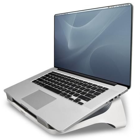 Подставка для ноутбука Fellowes I-Spire Series FS-93112, до 17", белая/серая, шт