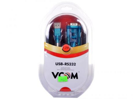 Кабель-переходник USB 2.0 AM-COM 9pin VCOM VUS7050 1.2м ZE394 1.5 М