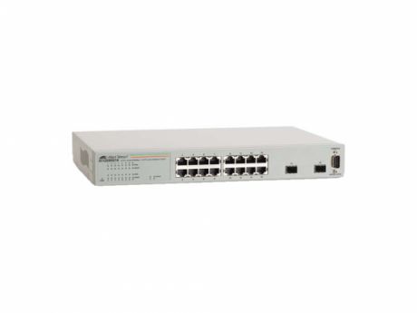 Коммутатор Allied Telesis AT-GS950/16PS-50 16 портов 10/100/1000Mbps PoE+/SFP