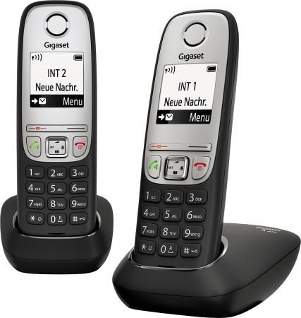 Радиотелефон DECT Gigaset A415 DUO черный