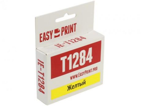 Картридж EasyPrint IE-T1284 для для Epson Stylus S22/SX125/Office BX305F 270стр Желтый