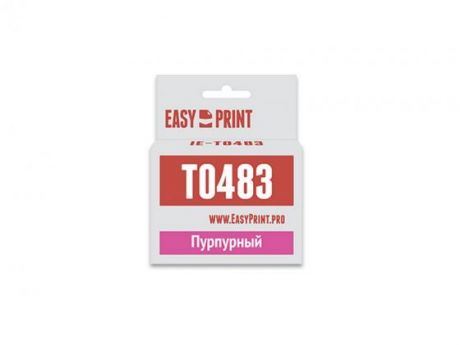 Картридж EasyPrint IE-T0483 для для Epson Stylus Photo R200/300/RX500/600 400стр Пурпурный