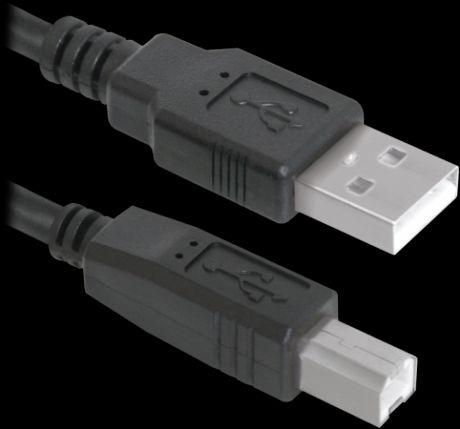 Кабель USB 2.0 AM-BM 1.8м Defender USB04-06p.bag 83763