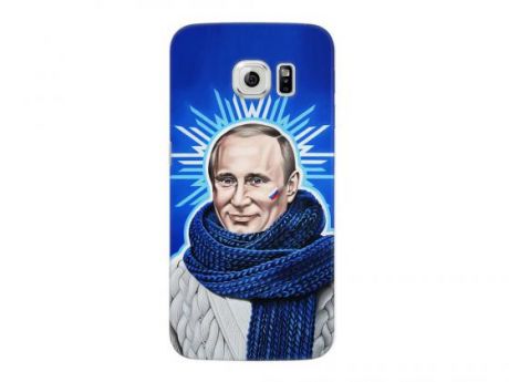 Чехол Deppa Art Case и защитная пленка для Samsung Galaxy S6 edge, Person_Путин звезда,