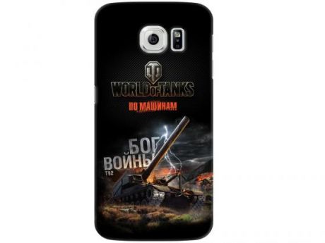 Чехол Deppa Art Case и защитная пленка для Samsung Galaxy S6, Танки_Бог войны,