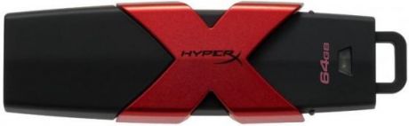 Флешка USB 64Gb Kingston HX Savage HXS3/64GB черно-красный