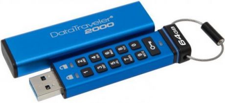 Флешка USB 64Gb Kingston DataTraveler 2000 DT2000/64GB Keypad