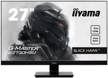 Монитор 27" iiYama G2730HSU-B1 черный TN 1920x1080 300 cd/m^2 1 ms HDMI DisplayPort VGA Аудио USB