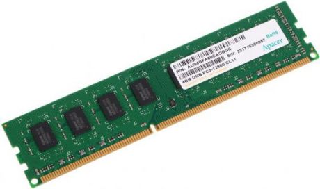 Оперативная память 4Gb (1x4Gb) PC3-12800 1600MHz DDR3 DIMM CL11 Apacer DL.04G2K.HAM