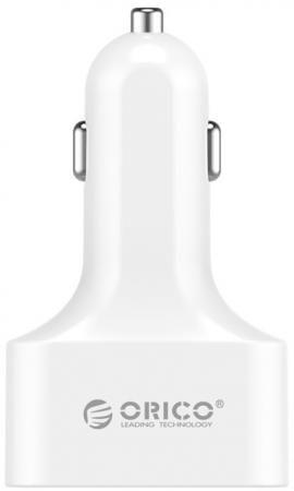 Автомобильное зарядное устройство Orico UCH-4U 2.4А 4 x USB белый