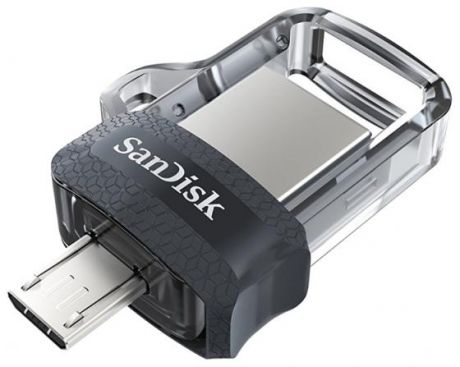 Флешка USB 16Gb SanDisk Ultra Android Dual Drive OTG SDDD3-016G-G46 черный