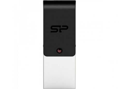 Флеш накопитель 64Gb Silicon Power Mobile X31 OTG, USB 3.0/MicroUSB, Черный