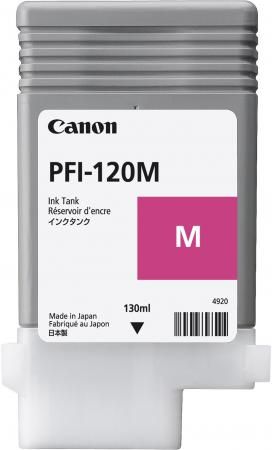 Картридж струйный Canon PFI-120 M 2887C001 пурпурный для Canon ТМ-серия