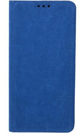 Чехол-книжка для Samsung Galaxy A8 BoraSCO Book Case Blue флип, экозамша, силикон