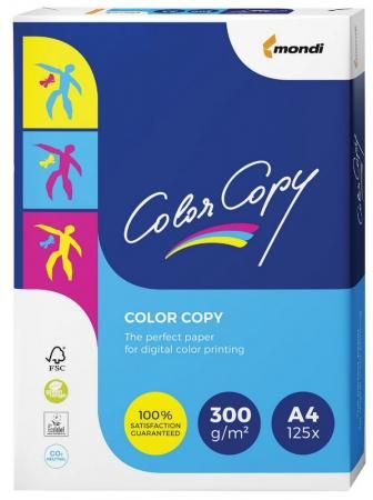 Бумага COLOR COPY, А4, 300 г/м2, 125 л., для полноцветной лазерной печати, А++, Австрия, 161% (CIE), A4-26747