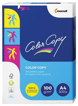 Бумага COLOR COPY, белая, А4, 250 г/м2, 125 л., для полноцветной печати, "А++", Австрия, 161% (CIE), А4-34792